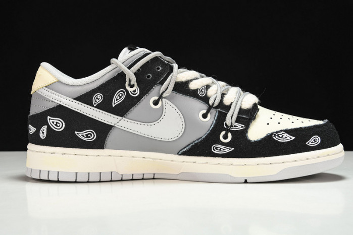 dunk low prm sb "cashew nut flower fl004