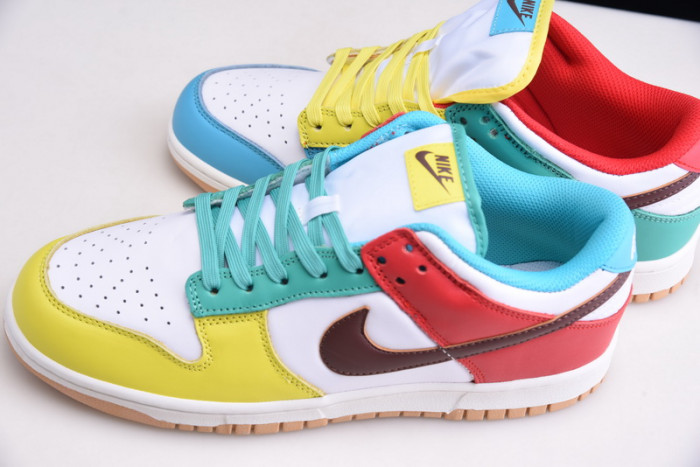 nike dunk lof free 99 white dh0952-100