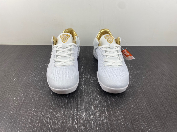 nike kobe 8 protro white metallic gold fv6325-102