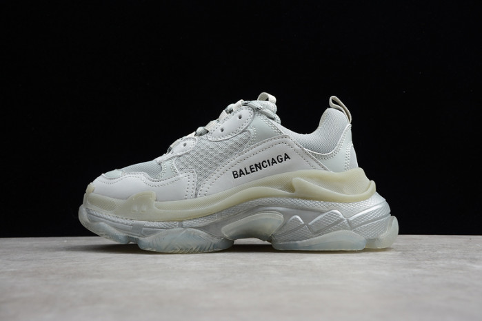 bl triple s trainer ''clear sole'' - bl - grey 541624 w09o1 1705