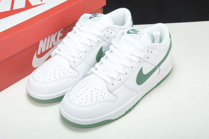 nike dunk low white green dd1503-112