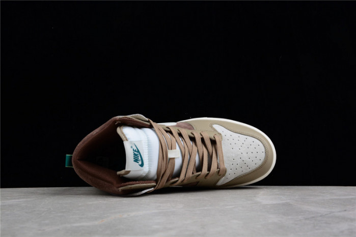 nike dunk high light chocolate - dh5348-100