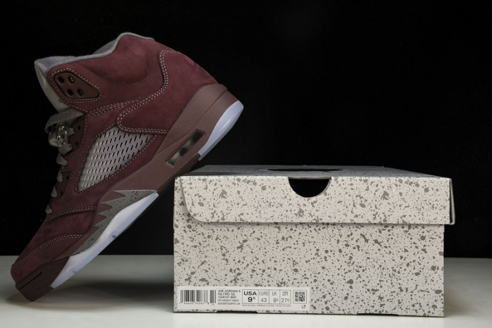 air jordan 5 burgundy 2023 dz4131-600