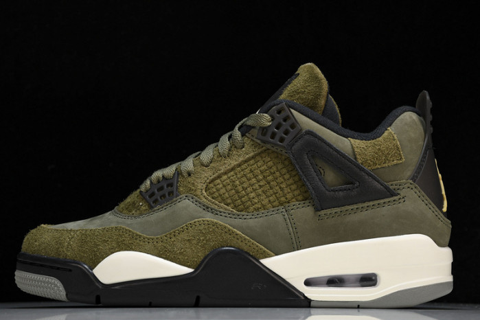 air jordan 4 craft "medium olive" fb9927-200