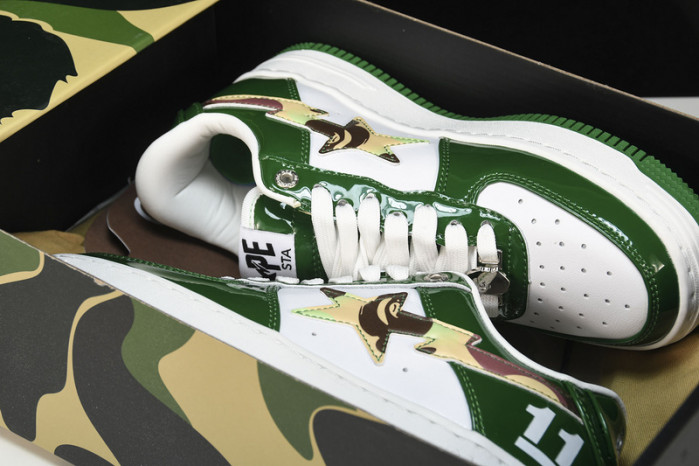 a bathing ape bape sta low copshoe bp-060