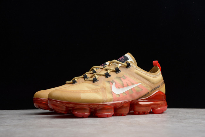 nike air vapormax 2019 crimson gold ar6631-701