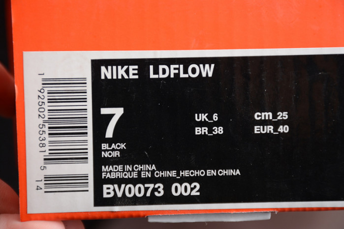 nike ld waffle sacai black nylon - bv0073-002