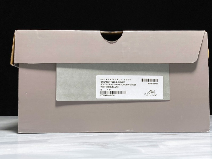 bl triple s trainers clear sole black /brown/ red 541624 w09o1 9000