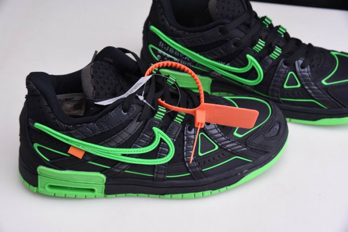 of x nike air rubber dunk “green strike” cu6015-001
