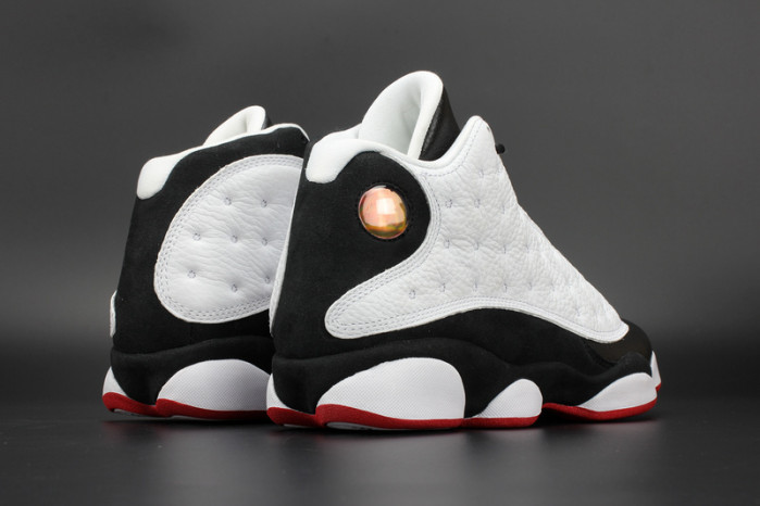 air jordan 13 retro "he got game" white/ black-true red mens 309259-104