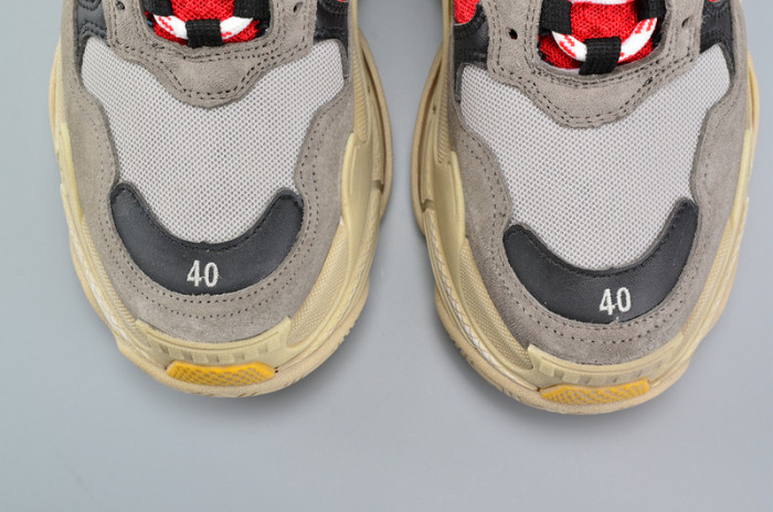 bl triple s trainer red/ blue/ yellof 490673-w06e3-4365