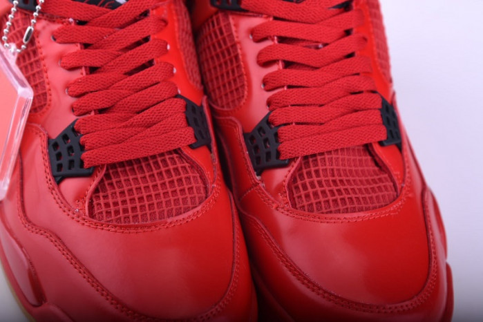 air jordan 4 fire red gum singles day av3914-600