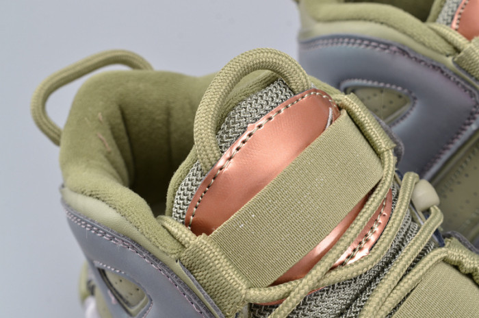 nike air more uptempo “iridescent” dark stucco/white 917593-001