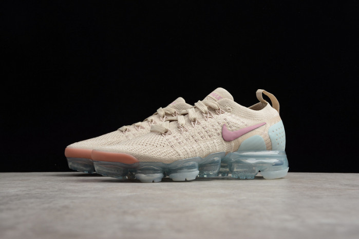 nike air vapormax flyknit 2.0 particle beige/smokey mauve womens 942843-203