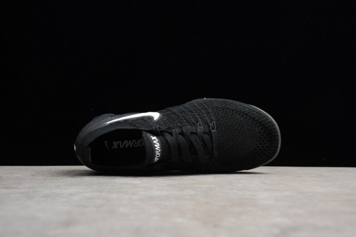 nike air vapormax flyknit 2.0 running sneakers black/grey mens 942842-001